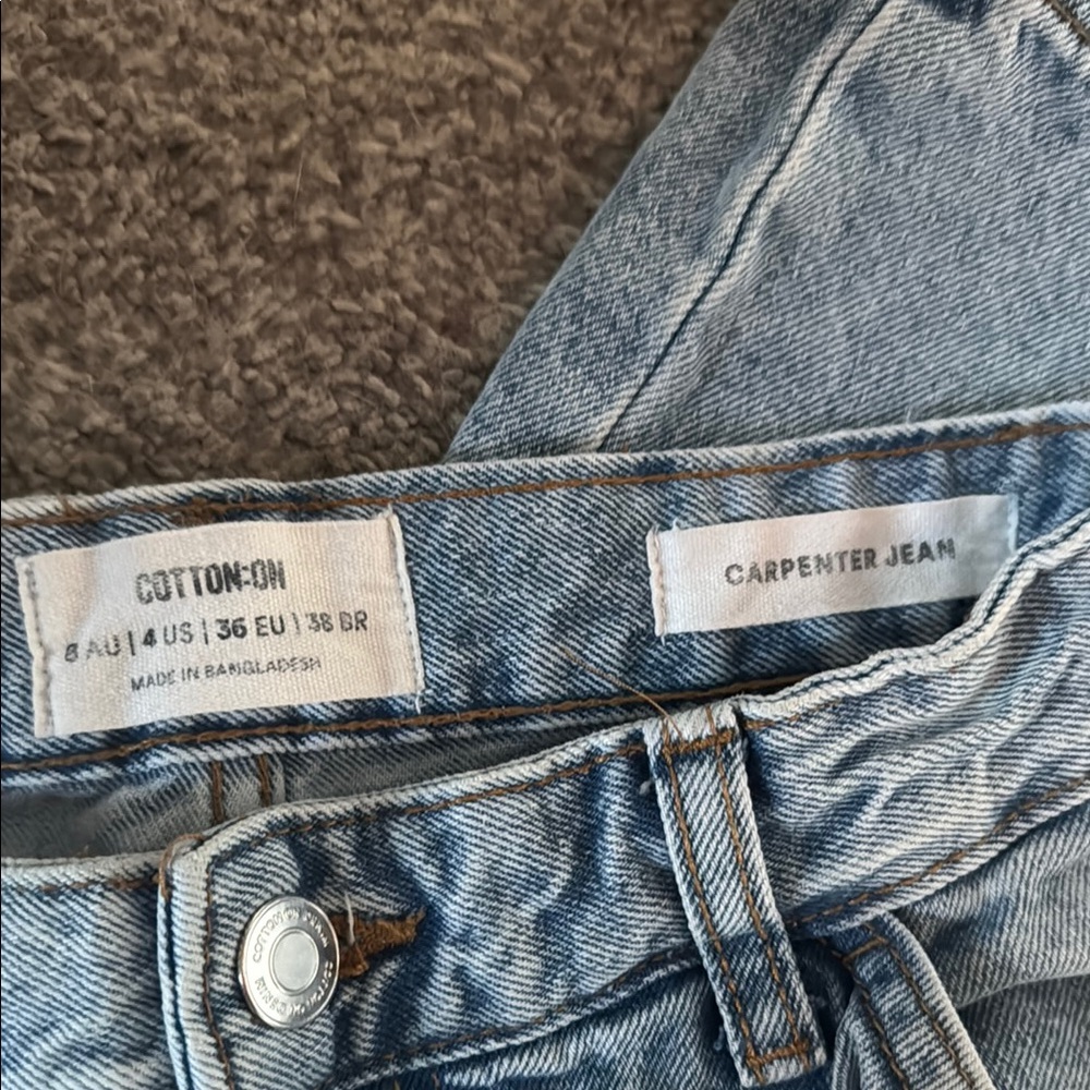 Cotton On Blue High Rise Jeans - Picture 2 of 3